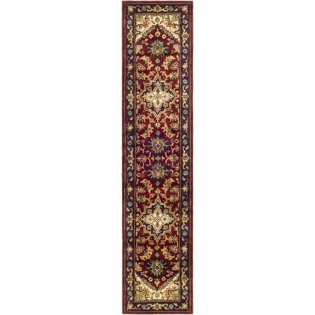 Safavieh Heritage Hand Tufted Runner RugRed 2 ft.-3 in. x 6 ft. HG625A-26